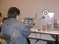 Alison editing 'Babes With Attitude'